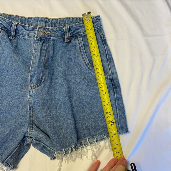 High Waisted Jean Shorts - Picture 4 of 5
